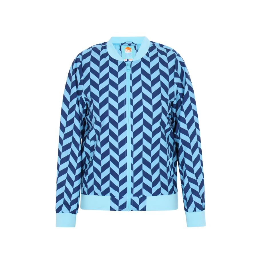 beach budz beach budz Tussenjas blauw / lichtblauw -