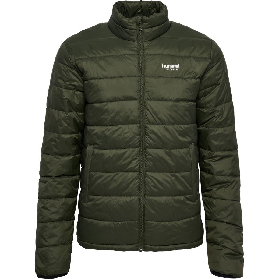 Hummel Hummel Functionele jas donkergroen / wit -