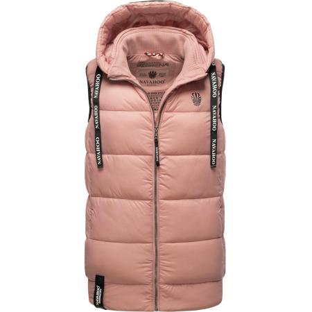 NAVAHOO Bodywarmer Kassidy oudroze / zwart / wit