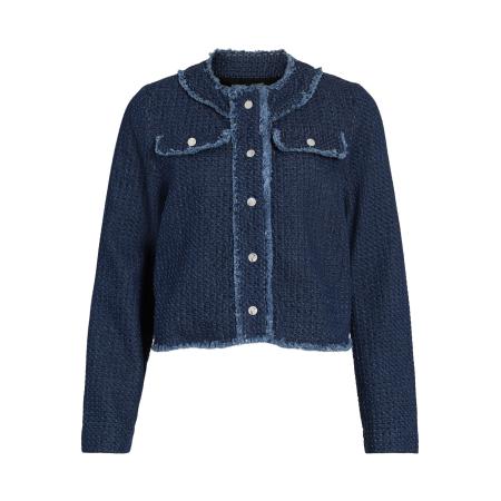 Vila VILA Tussenjas blauw denim