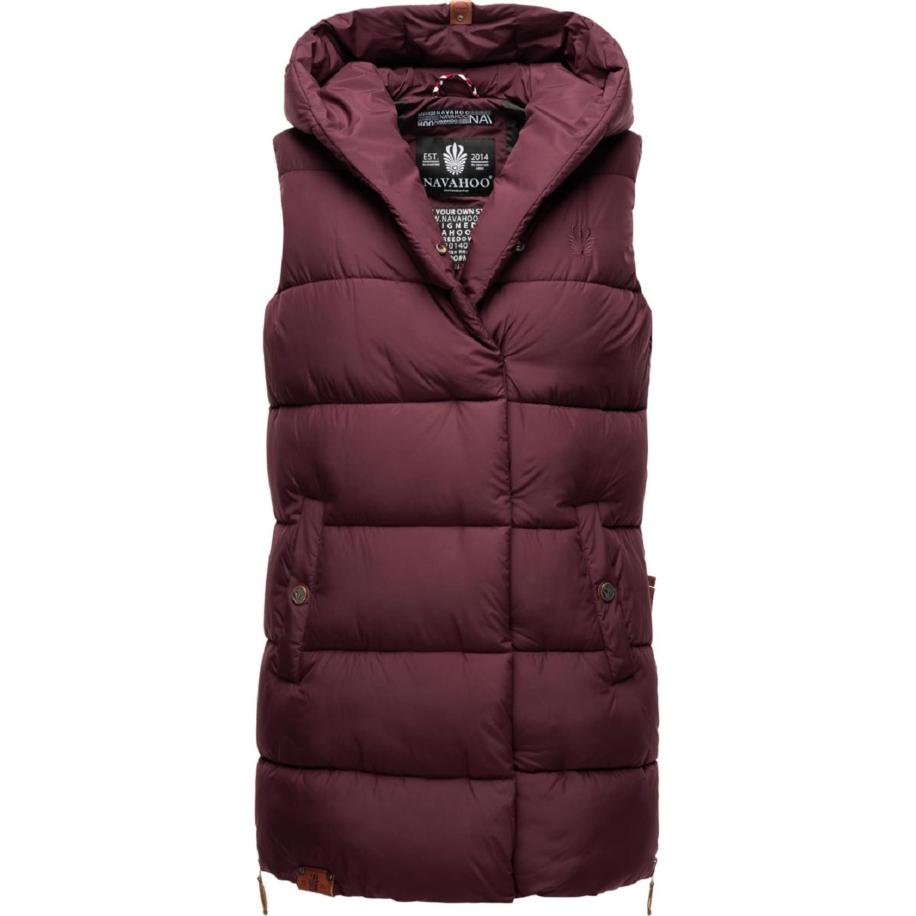 NAVAHOO Bodywarmer Madilynaa bordeaux Rood