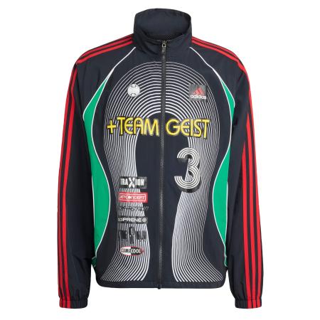 Adidas ADIDAS ORIGINALS Tussenjas Teamgeist donkergeel / groen / rood / zwart