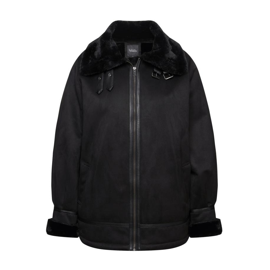 Ulla Popken Ulla Popken Winterjas zwart -