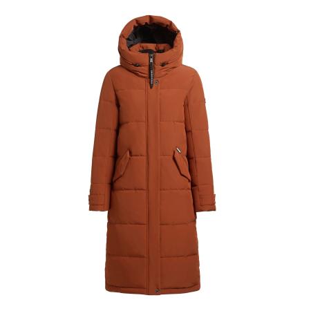 Khujo khujo Winterjas Dairi kastanjebruin