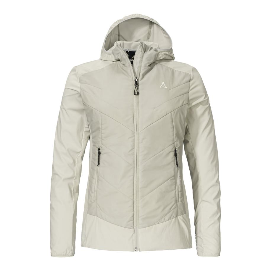 Schöffel Schöffel Outdoorjas Hiking Hybrid Jk Style Blaueis WMS beige -