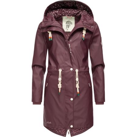 NAVAHOO NAVAHOO Functionele jas Tropical Storm crème / bordeaux