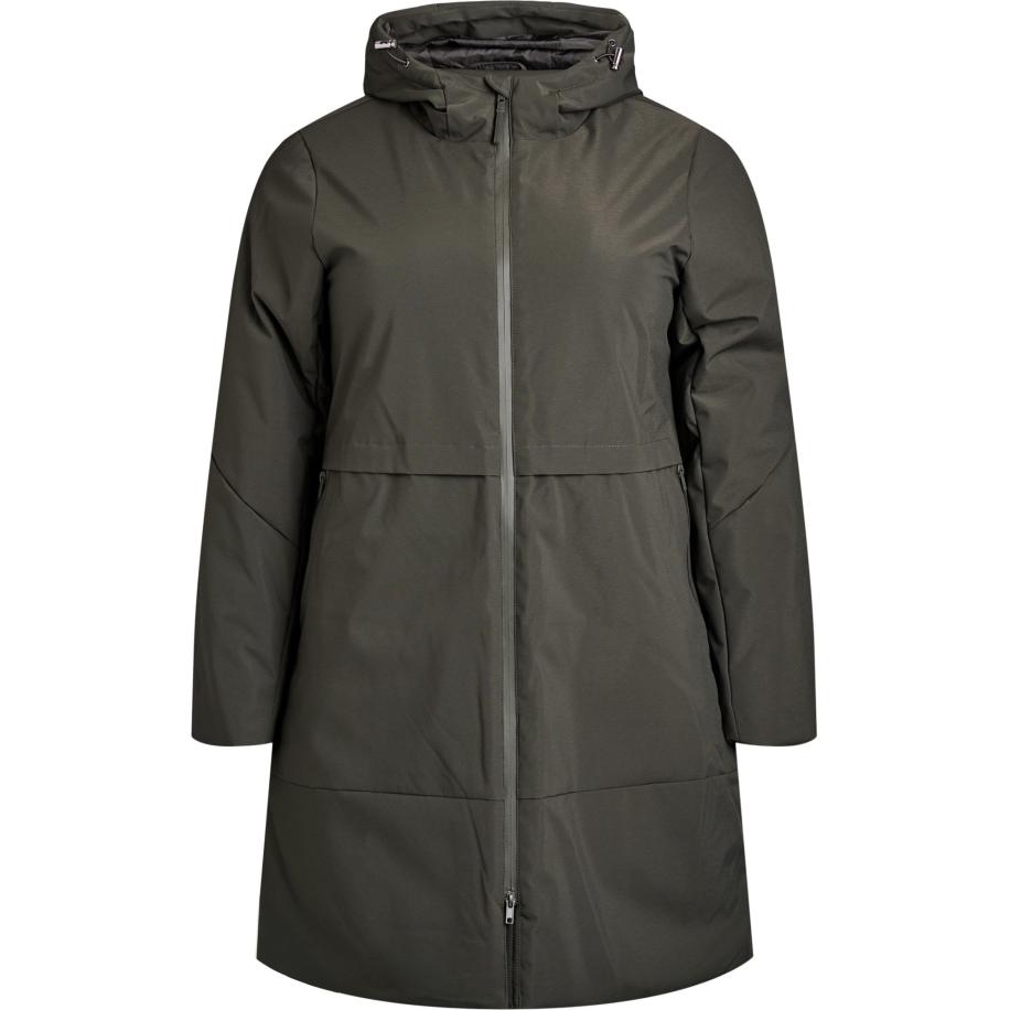 Zizzi Zizzi Functionele jas Cawilla olijfgroen -