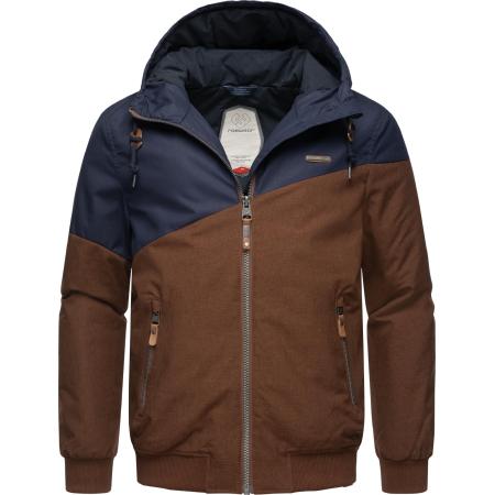 Ragwear Ragwear Winterjas Wings donkerblauw / donkerbruin