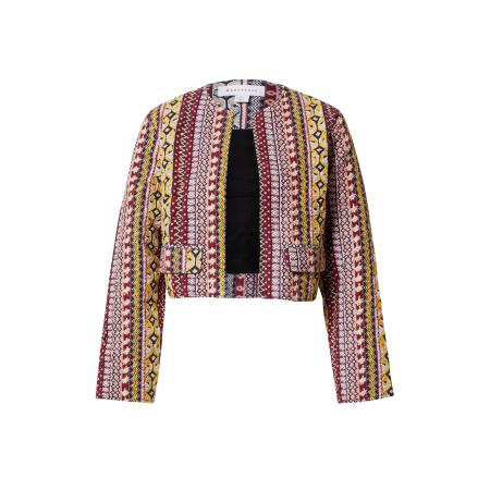 Warehouse Warehouse Tussenjas donkerblauw / geel / rood / wit