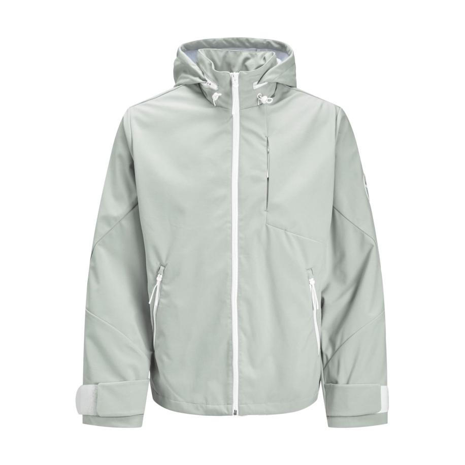 Jack & Jones JACK & JONES Tussenjas Flit pastelgroen / wit -
