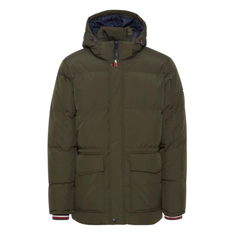 FQ1924 FQ1924 Winterparka Jacob donkergroen -