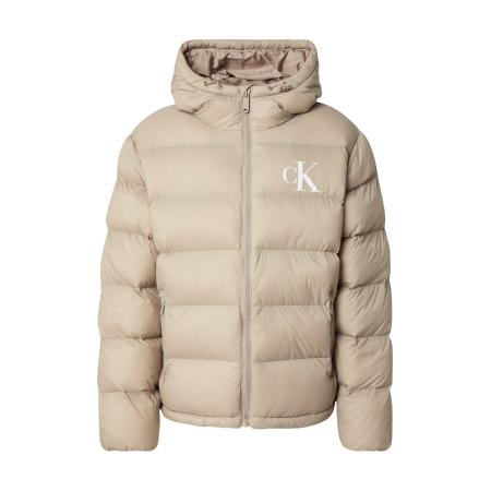 Calvin Klein Calvin Klein Jeans Winterjas cappuccino / wit