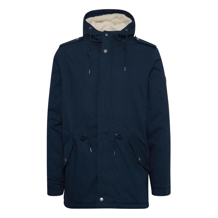 Solid !Solid Winterparka Darnell donkerblauw -