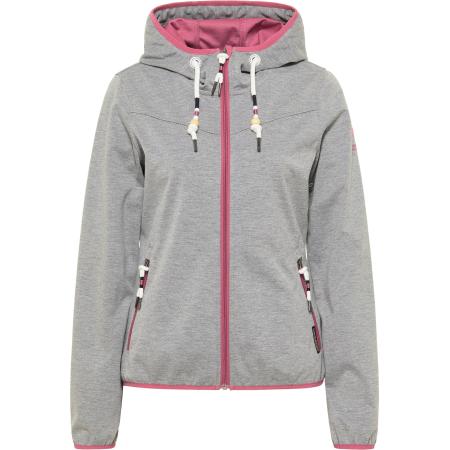 Schmuddelwedda Schmuddelwedda Functionele jas grijs gemêleerd / pink