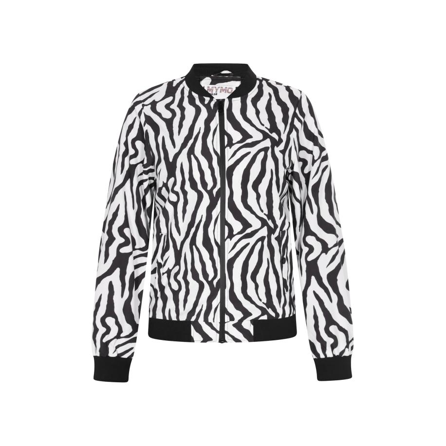 MyMo ATHLSR myMo ATHLSR Tussenjas zwart / wit -