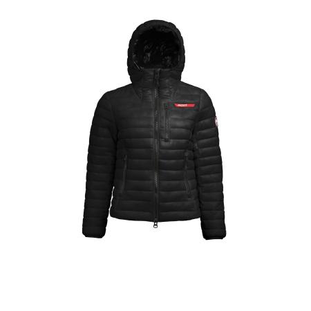 JACK1T JACK1T Outdoorjas SATEL1TE Kapuzen-Daunenjacke 2.0 zwart