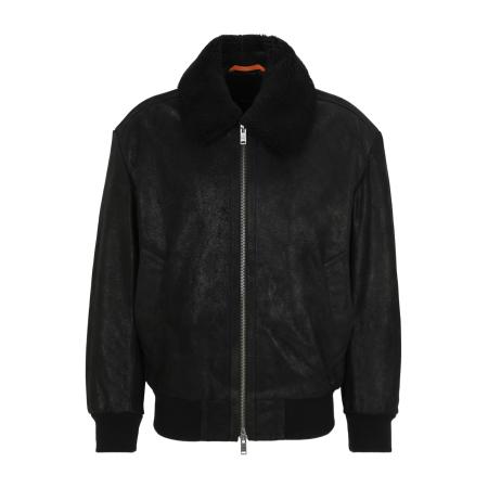 Hugo Boss BOSS Orange Tussenjas zwart