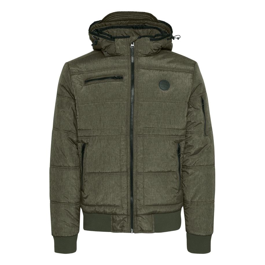 Blend BLEND Winterjas Boris groen / zwart -