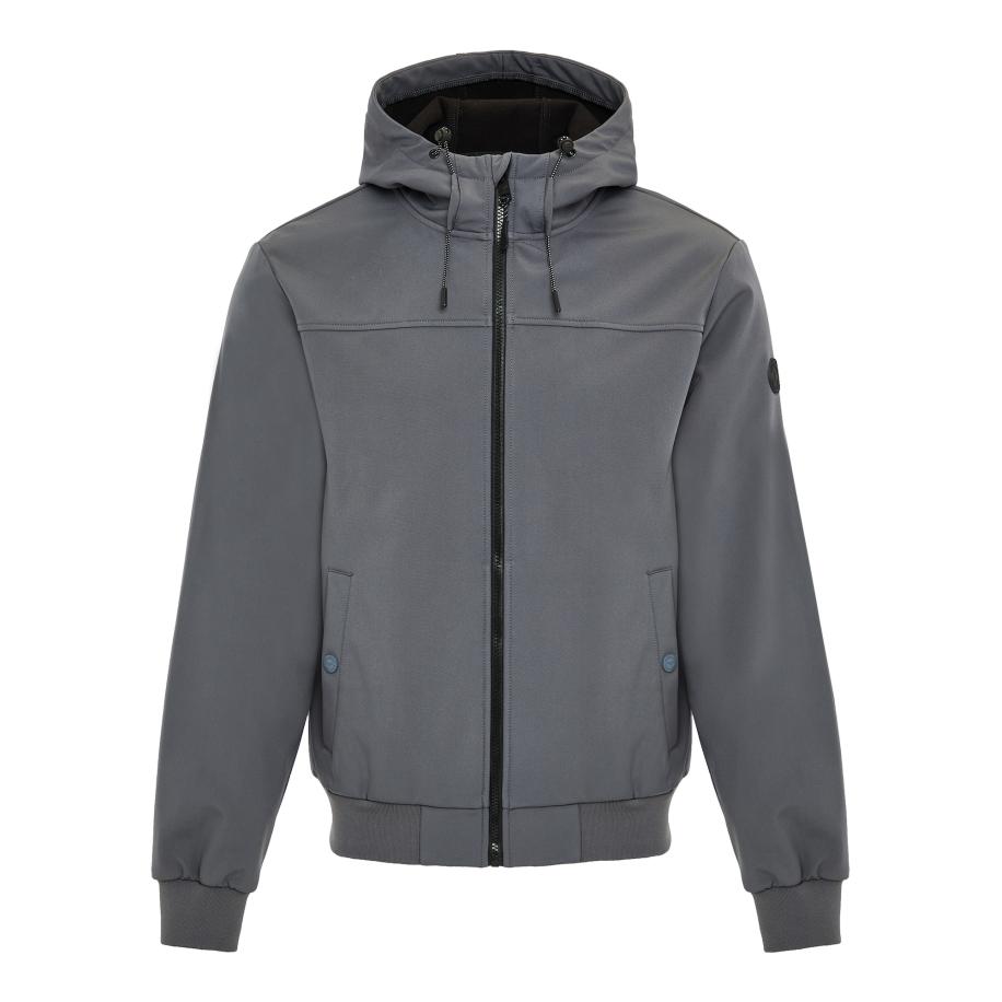 Threadbare Threadbare Tussenjas Nerston grijs / zwart -