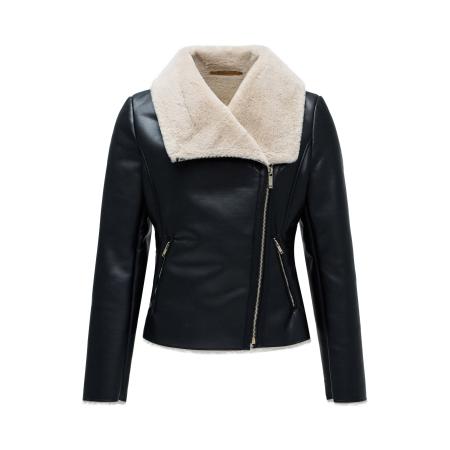 Salsa Salsa Jeans Wintermantel zwart / wolwit