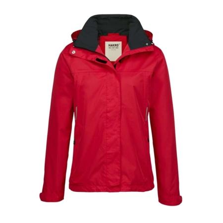 HAKRO Dames regenjas rood, Effen
