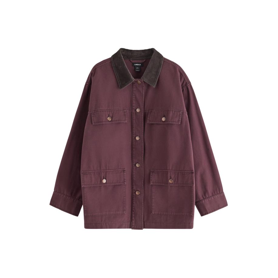 Lindex Lindex Tussenjas Ylva donkerrood -