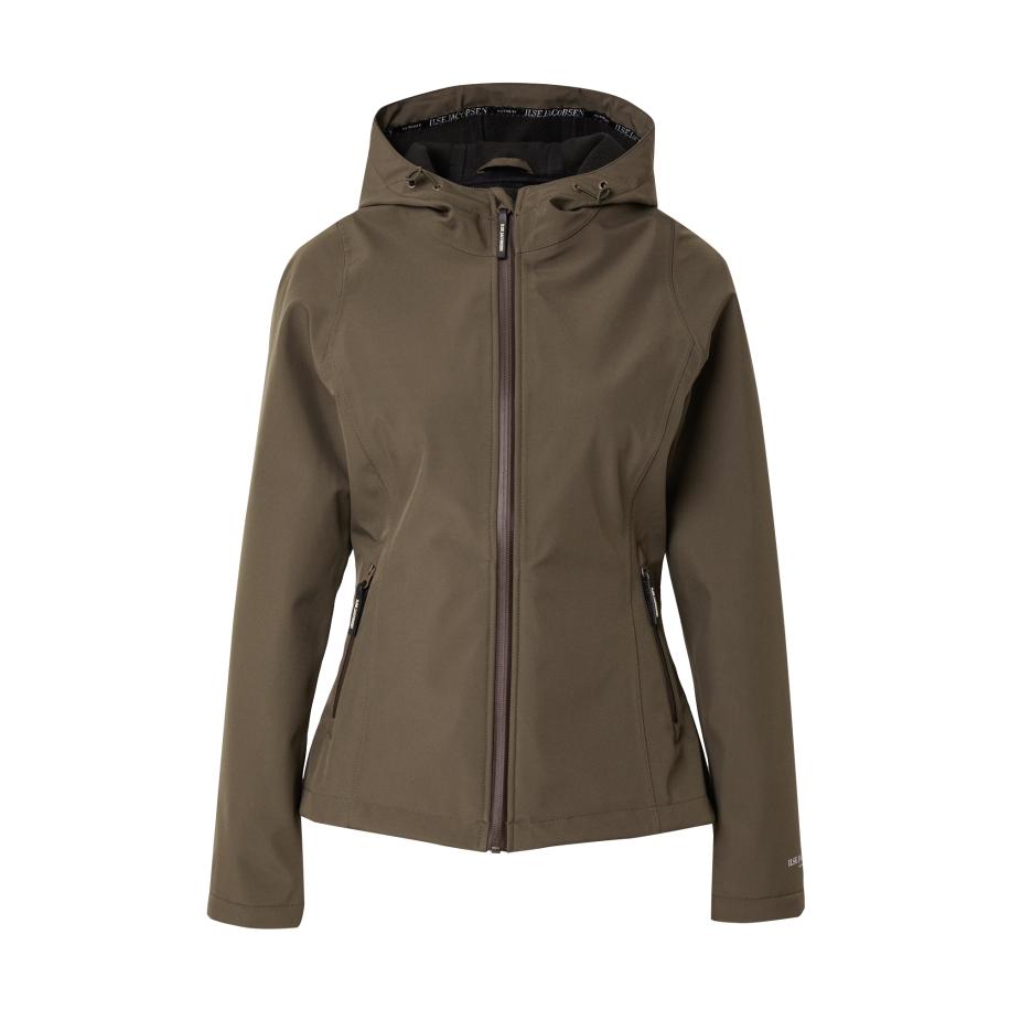 Ilse Jacobsen ILSE JACOBSEN Functionele jas olijfgroen / zwart / wit -