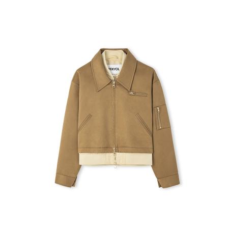 Ipekyol Ipekyol Tussenjas crème / bruin