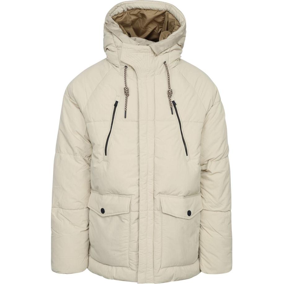 Dstrezzed Nordic Parka Jas Ecru Bruin