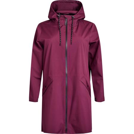 Zizzi Zizzi Tussenjas roodviolet / zwart