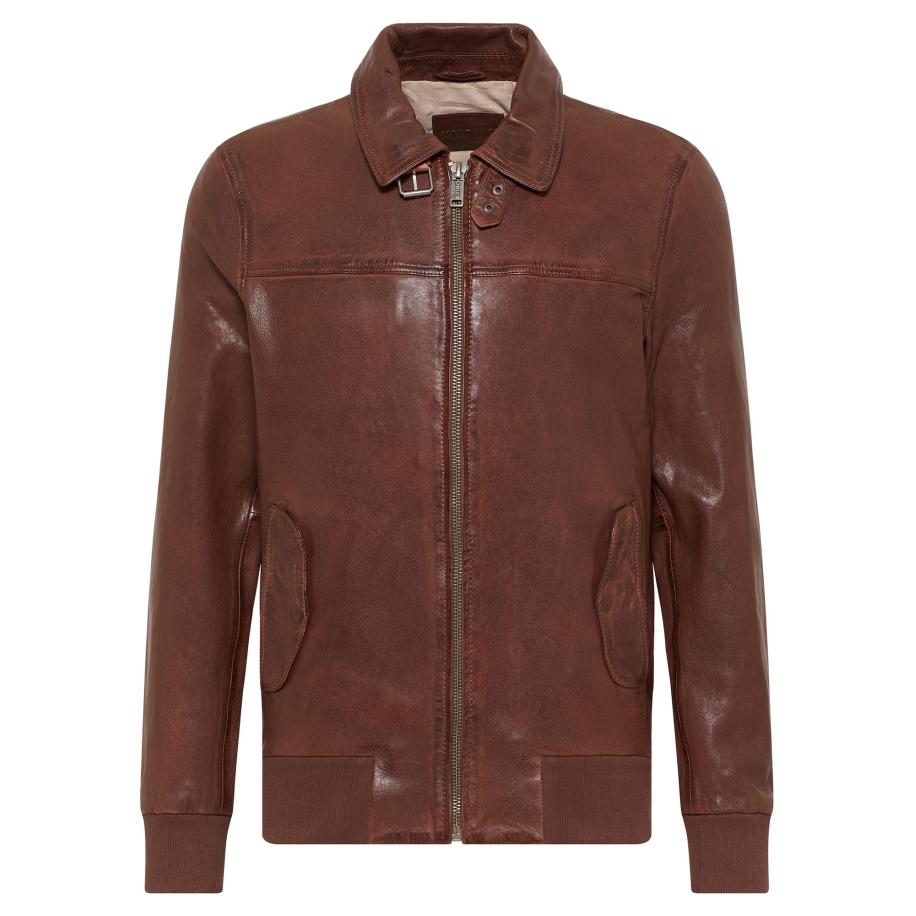 Mustang MUSTANG Tussenjas donkerbruin -