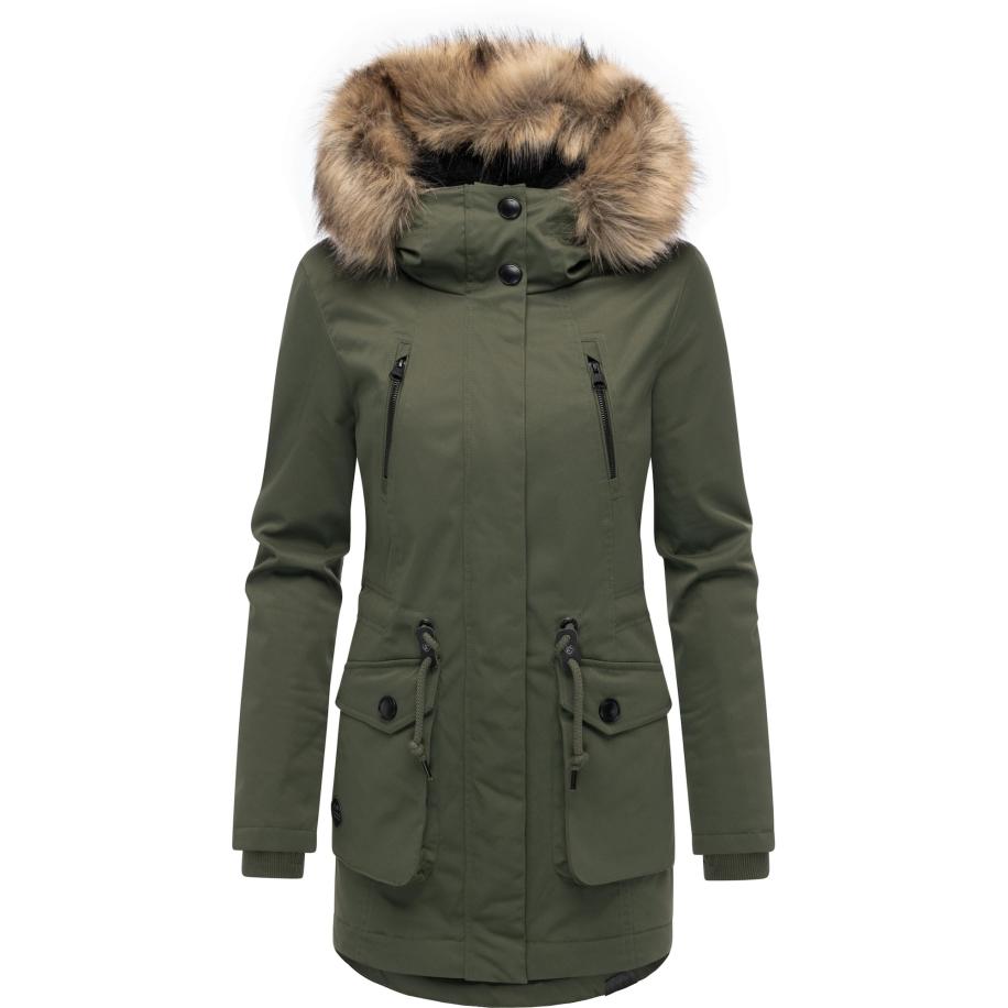 Ragwear Ragwear Winterparka Ellsa Youmodo donkergroen -