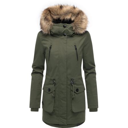 Ragwear Ragwear Winterparka Ellsa Youmodo donkergroen