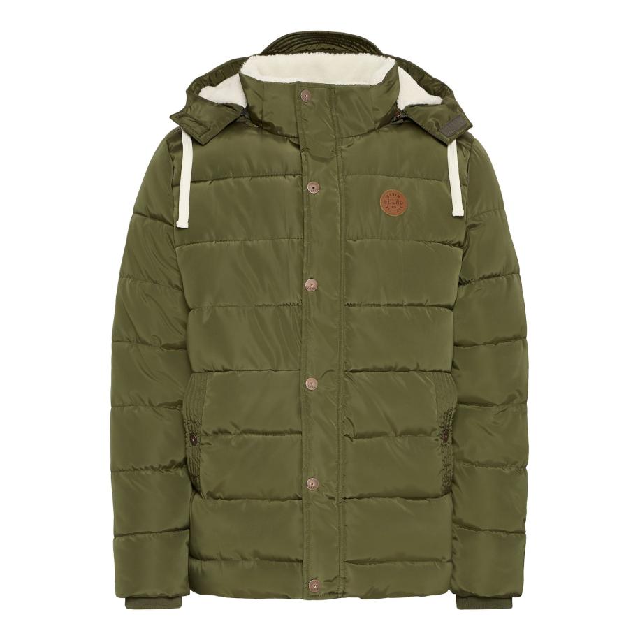 Blend BLEND Winterjas Frederic camel / groen -