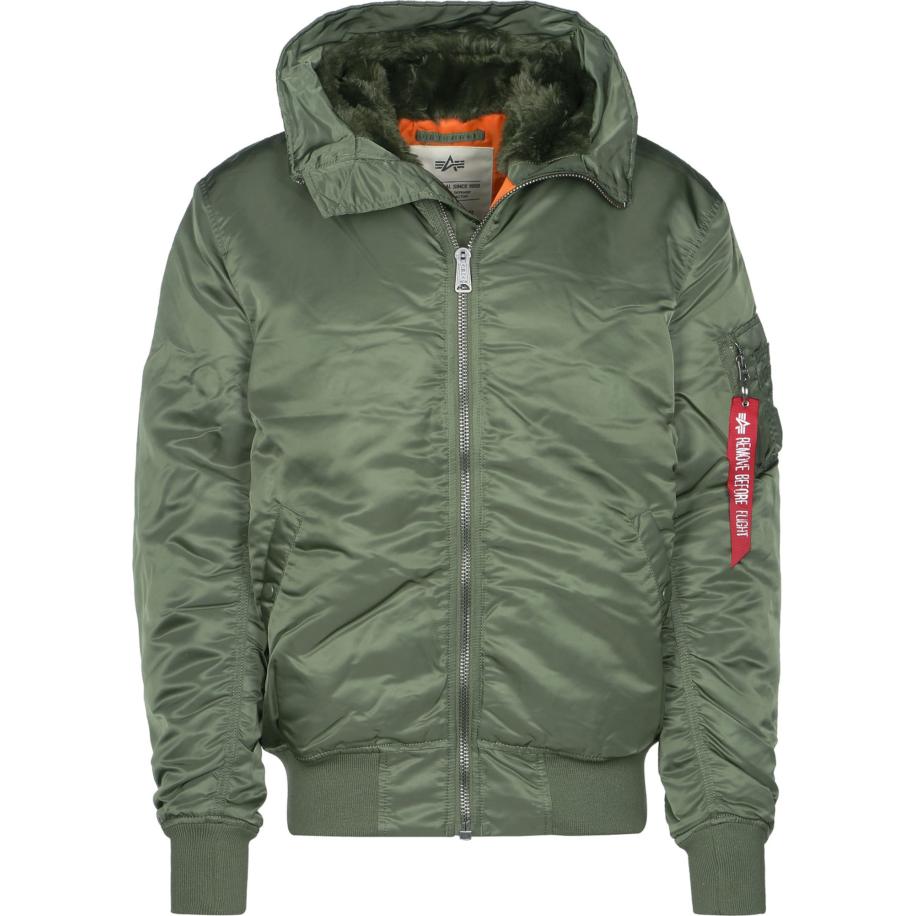 Alpha Industries ALPHA INDUSTRIES Winterjas MA-1 olijfgroen / oranje / rood / wit -