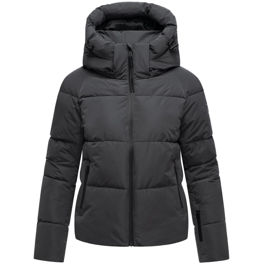 NAVAHOO Winterjas Frostherz XIV antraciet Zwart