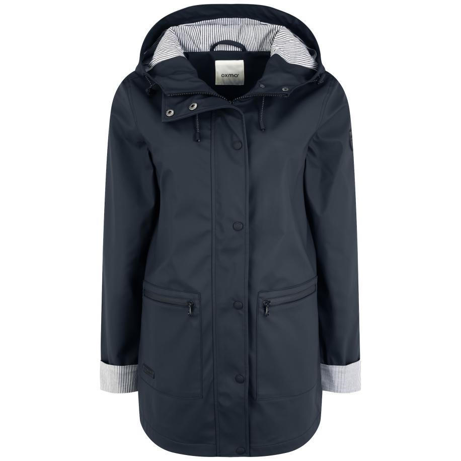 Oxmo Functionele jas Becky navy Blauw