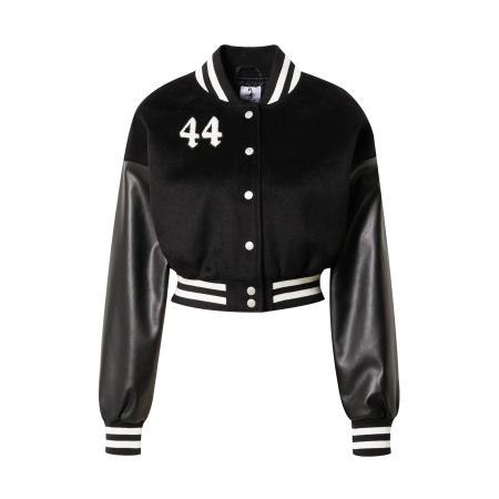 VIERVIER VIERVIER Tussenjas Alessandra zwart / wit