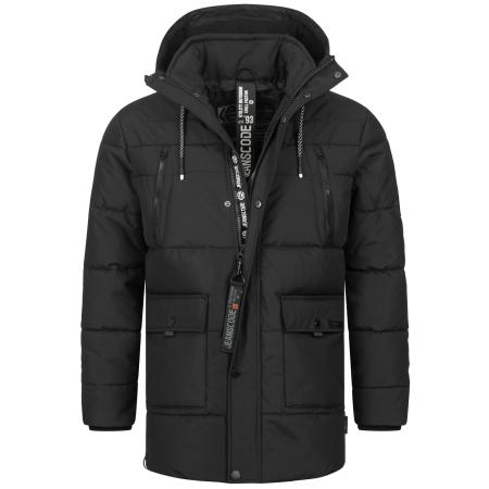 INDICODE JEANS INDICODE JEANS Winterjas Wess zwart