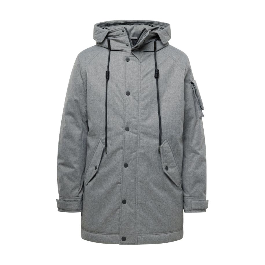 Mexx MEXX Tussenparka grijs gemêleerd / zwart -