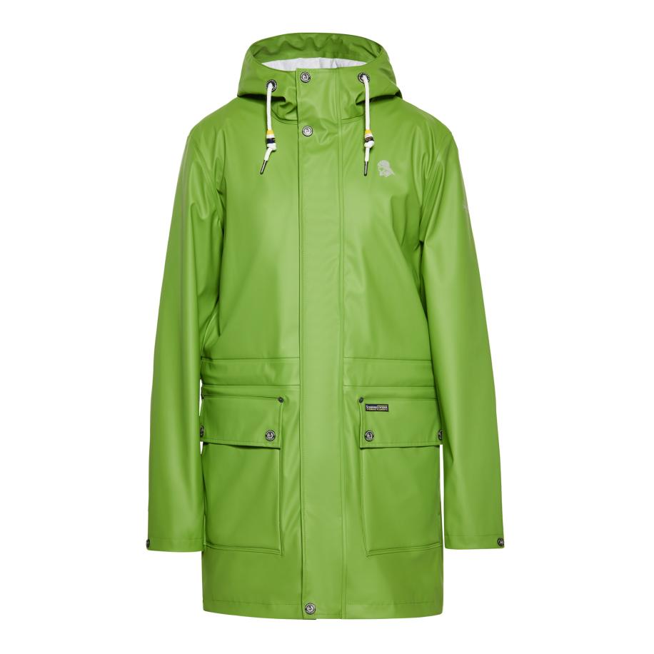 Schmuddelwedda Schmuddelwedda Functionele jas zilvergrijs / lichtgroen -