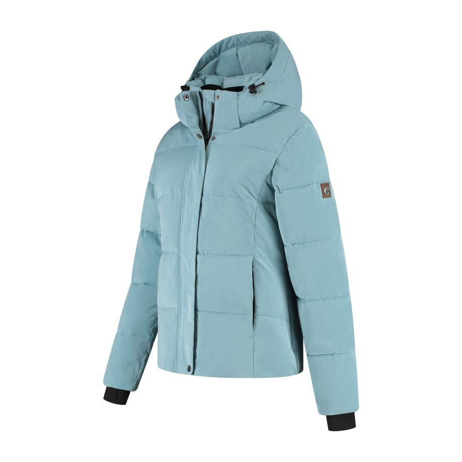 Travelin Travelin Winterjas Norra lichtblauw -