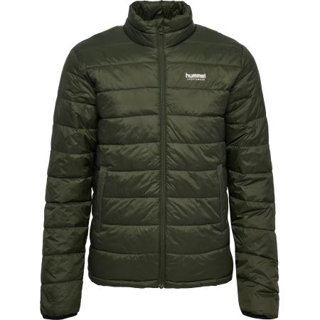 Hummel Hummel Functionele jas donkergroen / wit