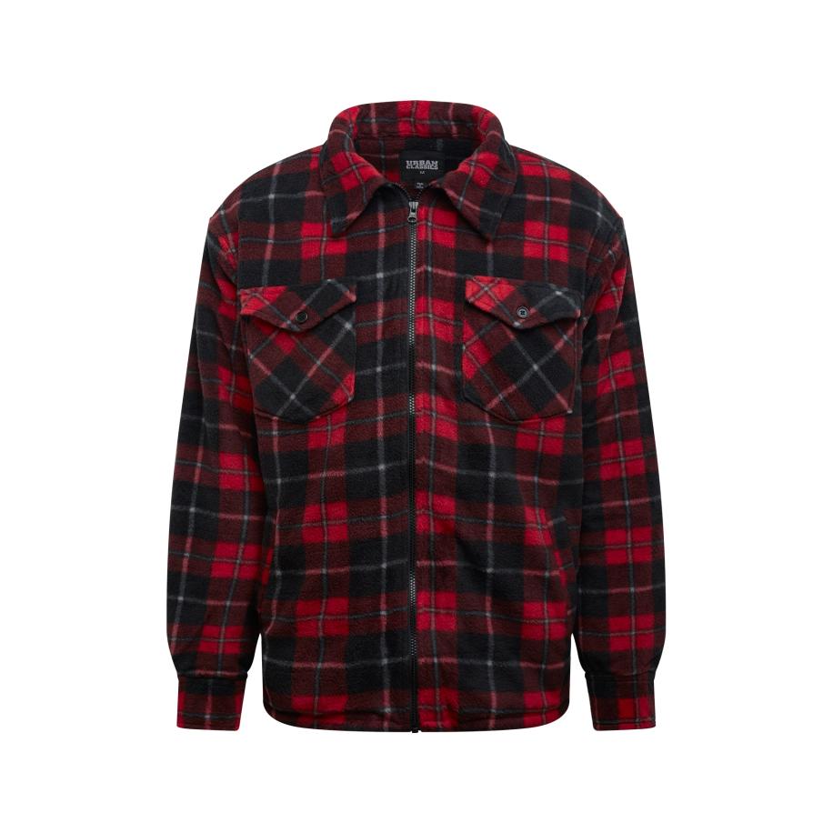 Urban Classics Urban Classics Tussenjas rood / zwart / wit -