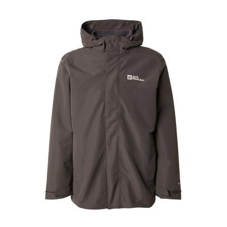 Jack Wolfskin JACK WOLFSKIN Outdoorjas Altenberg donkerbruin / wit