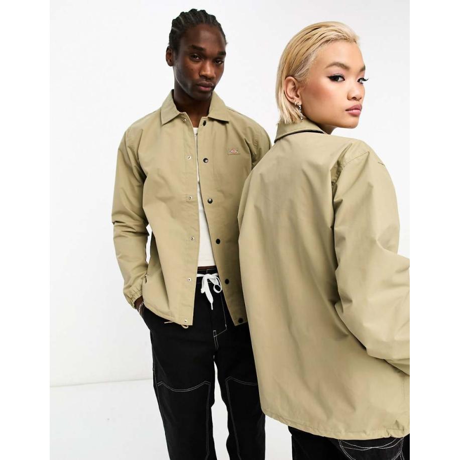 Dickies Oakport Coachjack in kaki-Groen Groen