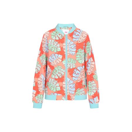 MYMO Tussenjas lichtgroen / oranje / pasteloranje / rosa