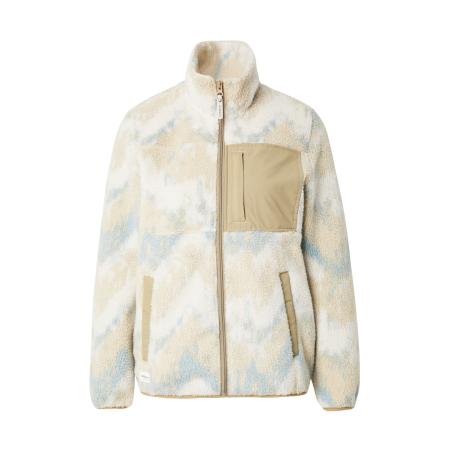 Iriedaily Iriedaily Fleece jas Arkta beige / duifblauw / wit