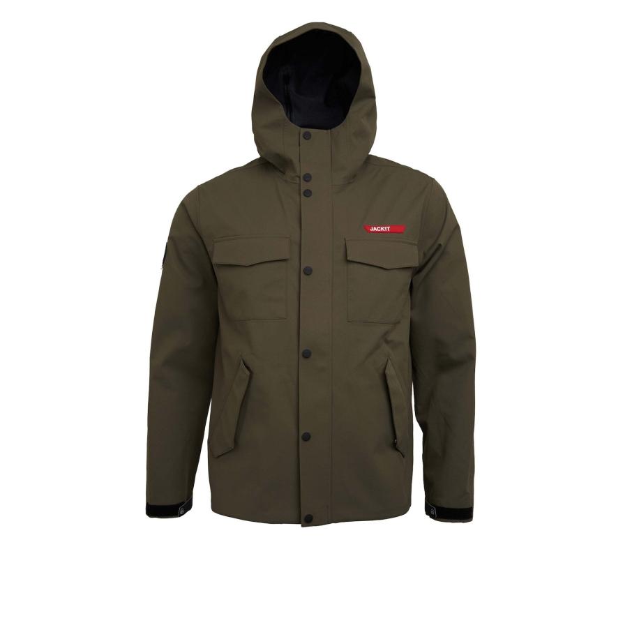 JACK1T JACK1T Functionele jas Thorium olijfgroen -