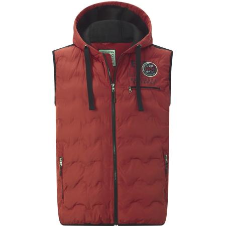 jan vanderstorm Jan Vanderstorm Bodywarmer Erkulf donkerrood / zwart